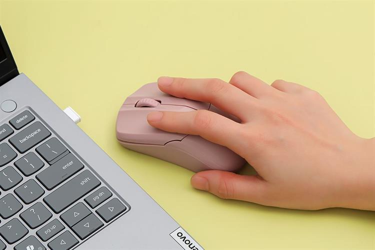 Chuột Không Dây Silent Rapoo B1S Màu Hồng