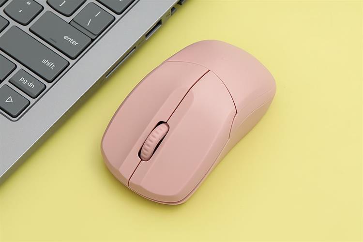 Chuột Không Dây Silent Rapoo B1S Màu Hồng