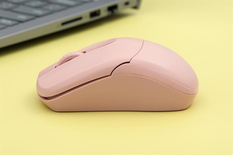 Chuột Không Dây Silent Rapoo B1S Màu Hồng