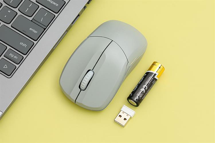 Chuột Không Dây Silent Rapoo B1S Màu Xám