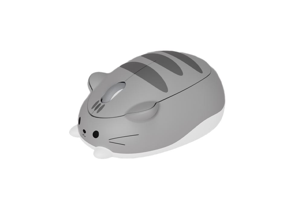 Chuột Không Dây Akko Cat Theme Mouse MIMO Màu Xám