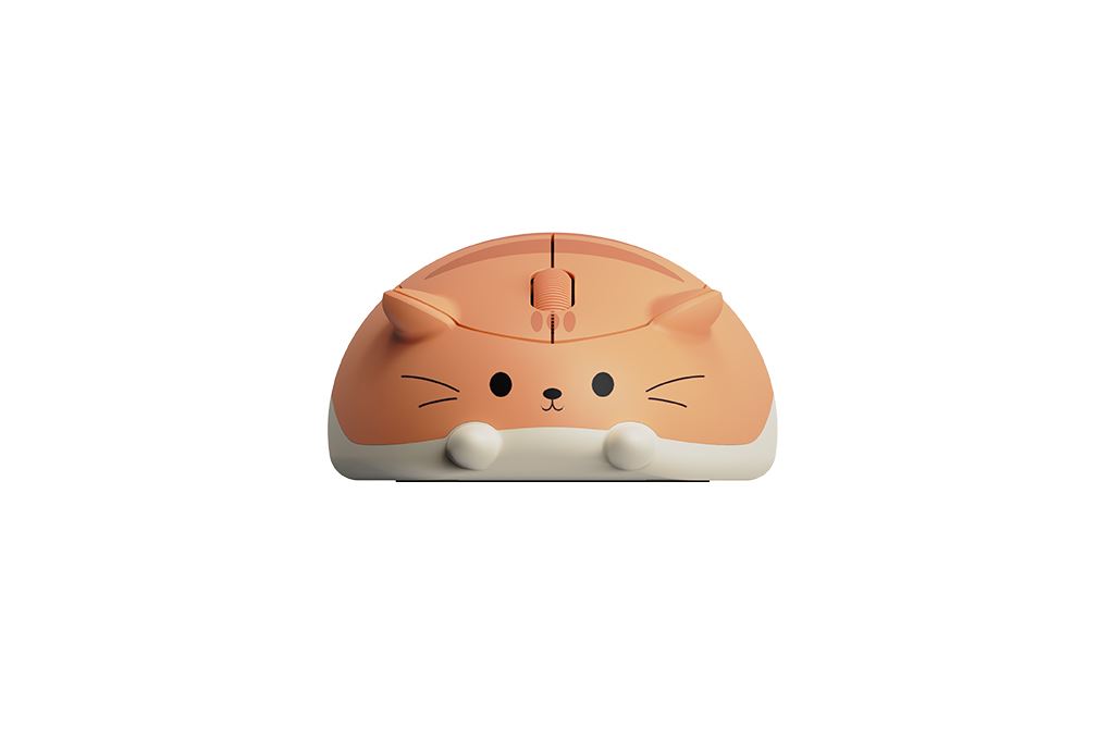 Chuột Bluetooth Akko Cat Theme Mouse Orange KATE Màu Cam