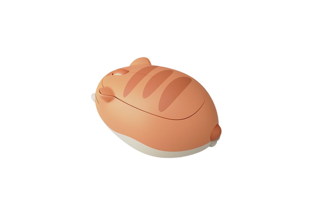 Chuột Bluetooth Akko Cat Theme Mouse Orange KATE Màu Cam