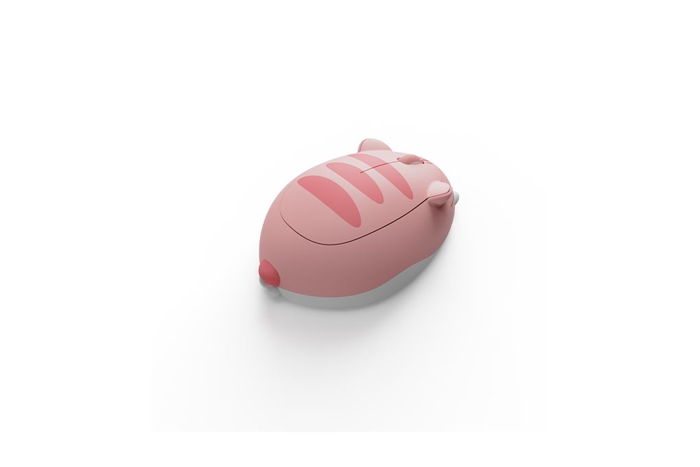Chuột Bluetooth Akko Cat Theme Mouse Pink ANGIE Màu Hồng