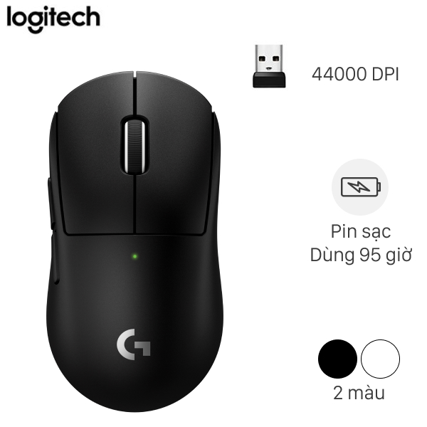 Chuột Bluetooth Gaming Logitech Pro X Superlight 2C