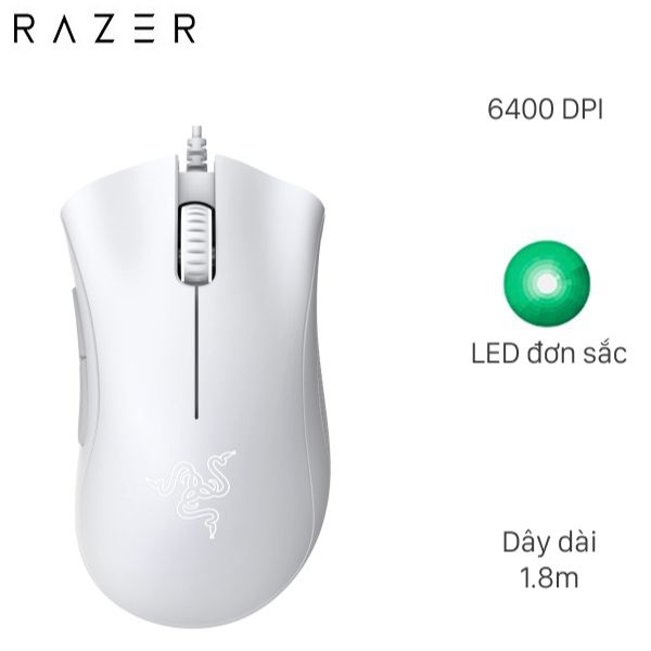 Chuot Co Day Gaming Razer Deathadder Essential White Edition Thumb 638962061834848537