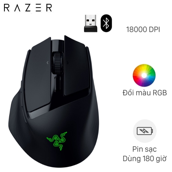 Chuột Bluetooth Gaming Razer Basilisk Mobile