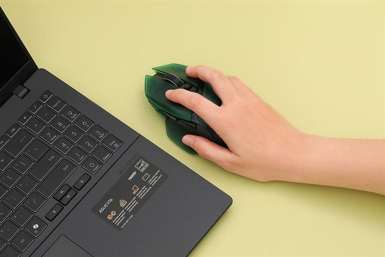 Chuột sạc Bluetooth Gaming Razer Basilisk V3 Pro 35K Phantom Green Edition Màu Xanh lá