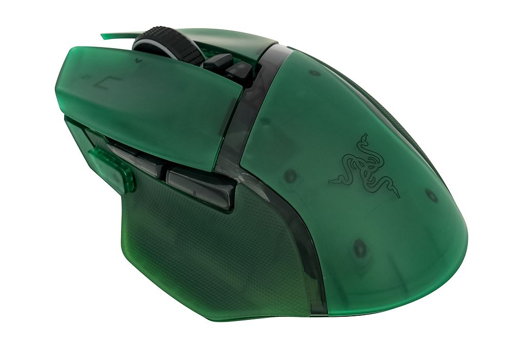 Chuột sạc Bluetooth Gaming Razer Basilisk V3 Pro 35K Phantom Green Edition Màu Xanh lá