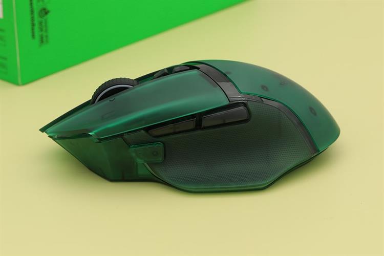 Chuột sạc Bluetooth Gaming Razer Basilisk V3 Pro 35K Phantom Green Edition Màu Xanh lá