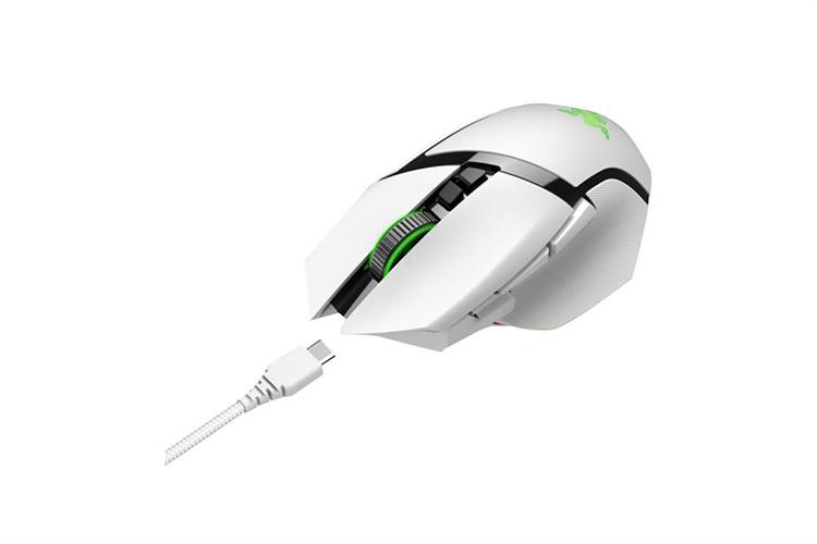 Chuột sạc Bluetooth Gaming Razer Basilisk V3 Pro 35K White Edition Màu Trắng