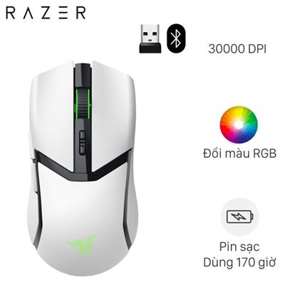 Chuột sạc Bluetooth Gaming Razer Cobra Pro White Edition