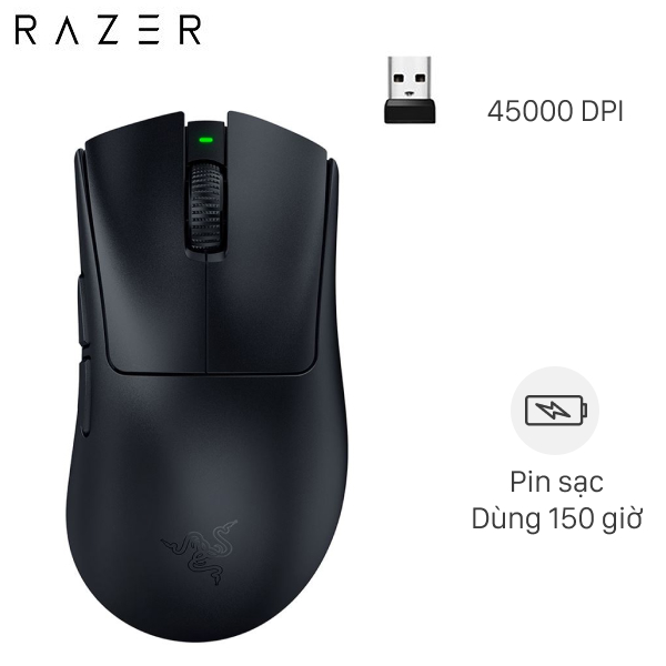 Chuột sạc Không dây Gaming Razer DeathAdder V4 Pro