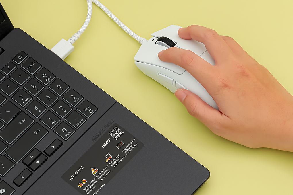 Chuột sạc Không dây Gaming Razer DeathAdder V4 Pro White Edition Màu Trắng