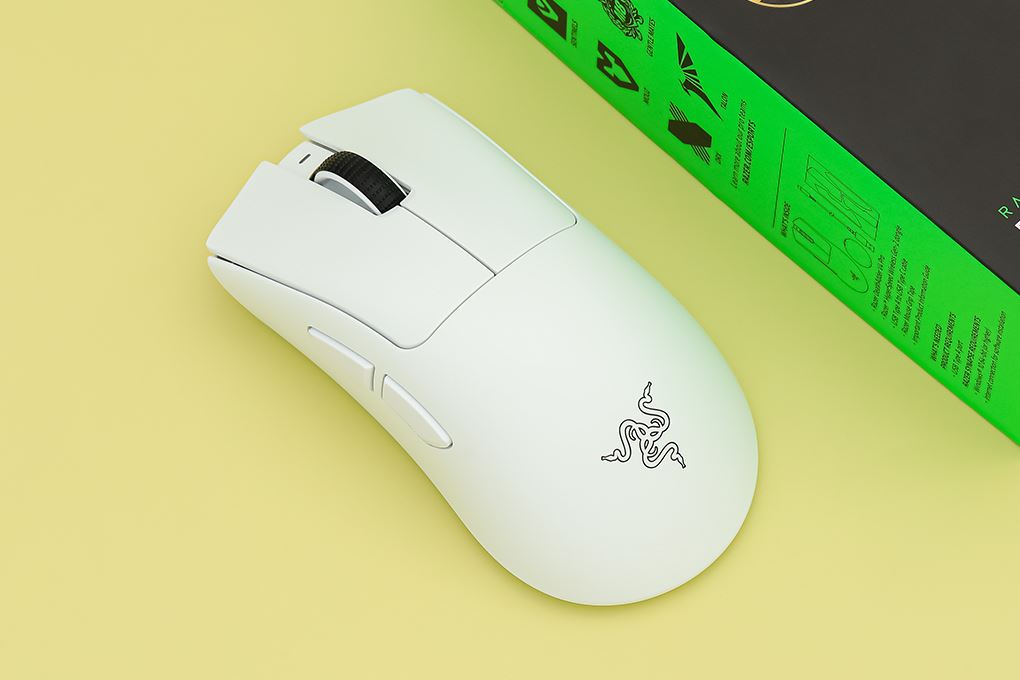 Chuột sạc Không dây Gaming Razer DeathAdder V4 Pro White Edition Màu Trắng