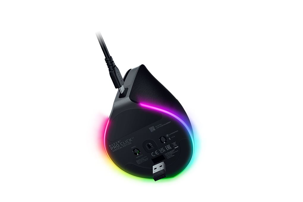 Chuột Bluetooth Gaming Razer Pro Click V2 Vertical Màu Đen