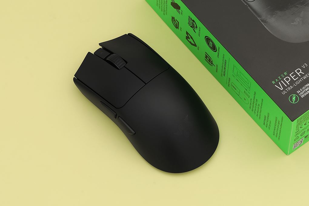 Chuột sạc Không dây Gaming Razer Viper V3 Pro Màu Đen