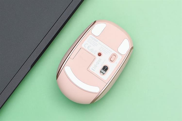 Chuột Bluetooth Silent Rapoo M590 Màu Hồng