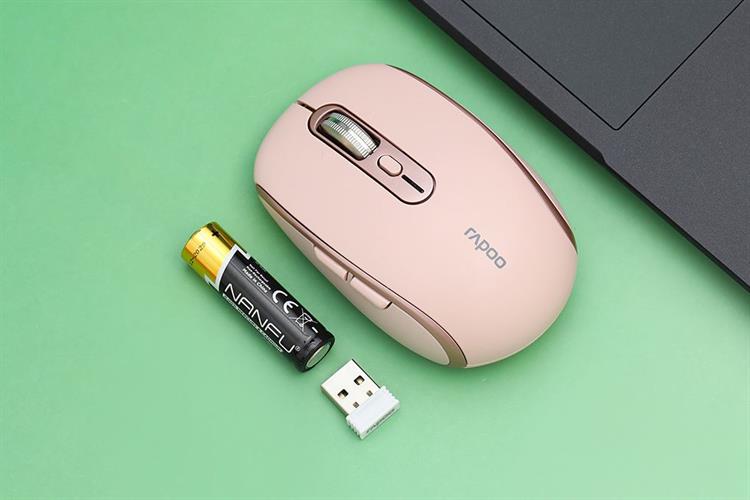 Chuột Bluetooth Silent Rapoo M590 Màu Hồng