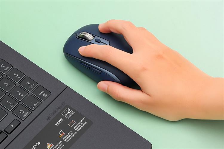 Chuột Bluetooth Silent Rapoo M590 Màu Xanh Dương