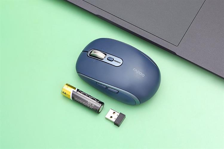 Chuột Bluetooth Silent Rapoo M590 Màu Xanh Dương