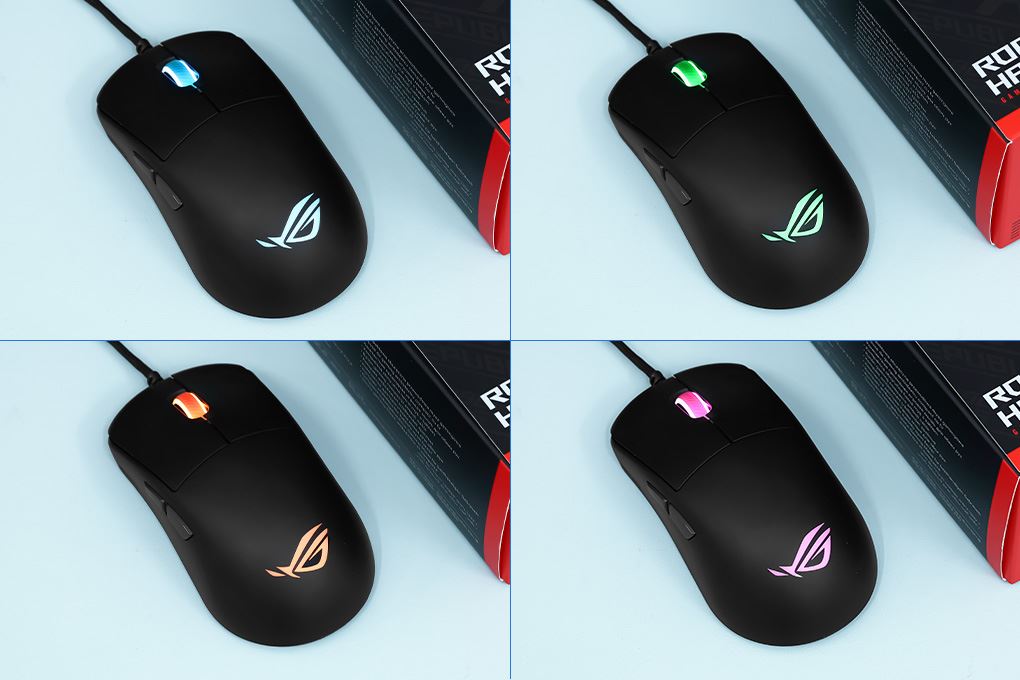 Chuột Có dây Gaming Asus P524 ROG Harpe Mini Core Màu Đen