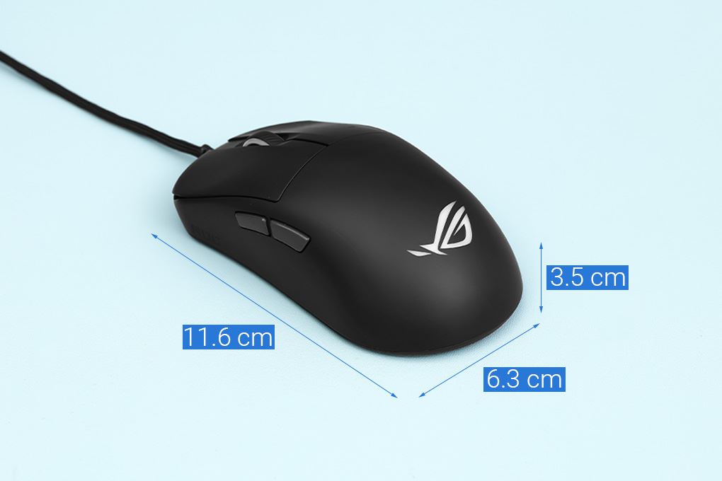 Chuột Có dây Gaming Asus P524 ROG Harpe Mini Core Màu Đen