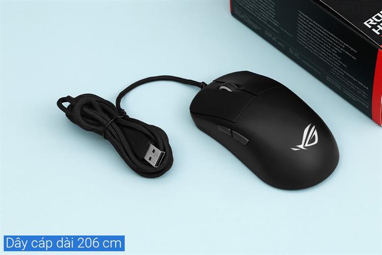 Chuột Có dây Gaming Asus P524 ROG Harpe Mini Core Màu Đen