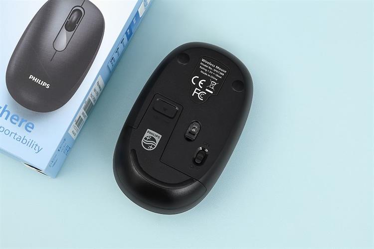 Chuột Không dây Philips SPK7388 Màu Đen