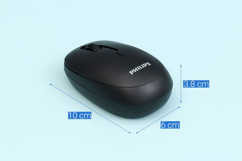 Chuột Không dây Philips SPK7388 Màu Đen