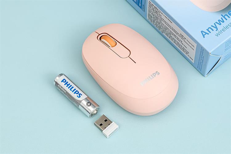 Chuột Không dây Philips SPK7388 Màu Hồng