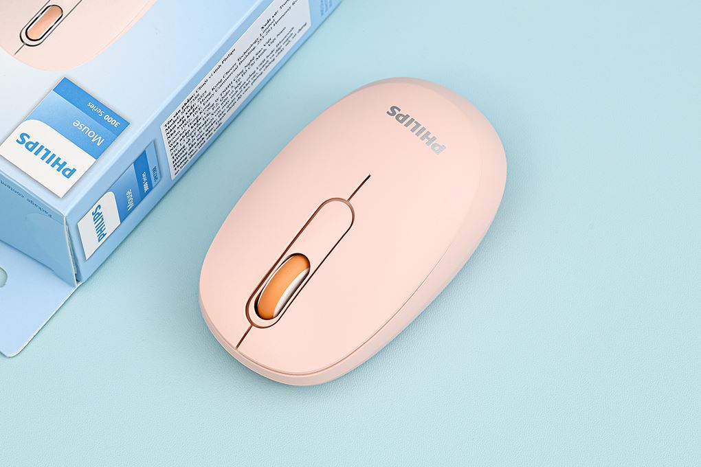 Chuột Không dây Philips SPK7388 Màu Hồng