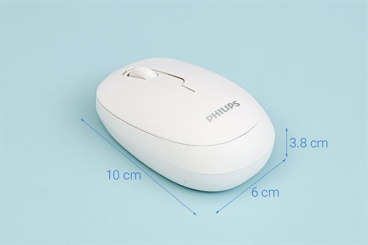Chuột Không dây Philips SPK7388 Màu Trắng