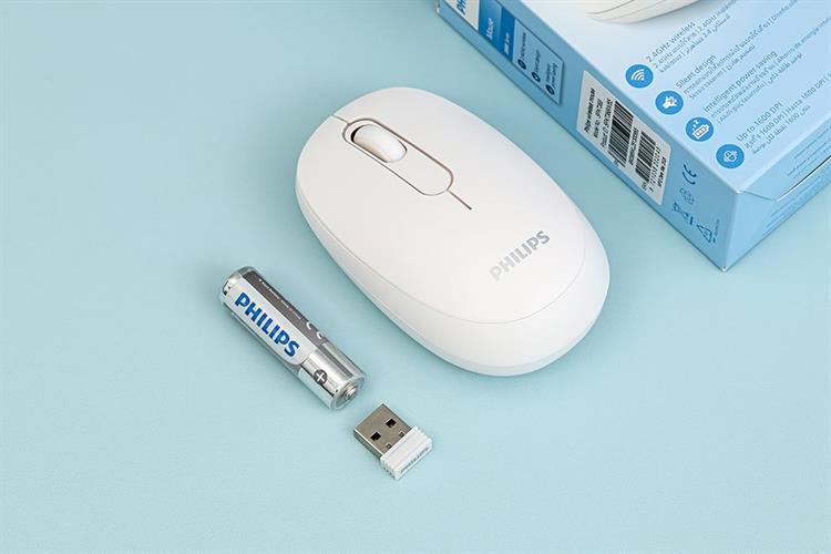 Chuột Không dây Philips SPK7388 Màu Trắng
