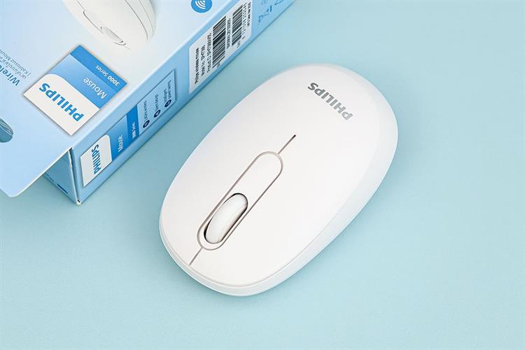 Chuột Không dây Philips SPK7388 Màu Trắng