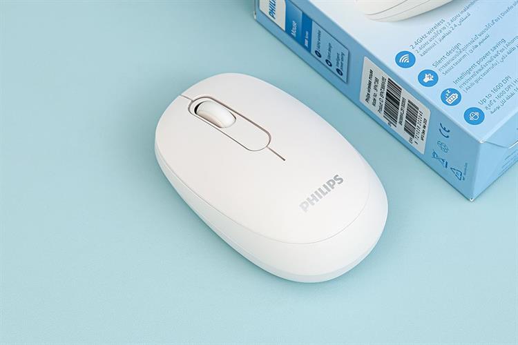 Chuột Không dây Philips SPK7388 Màu Trắng