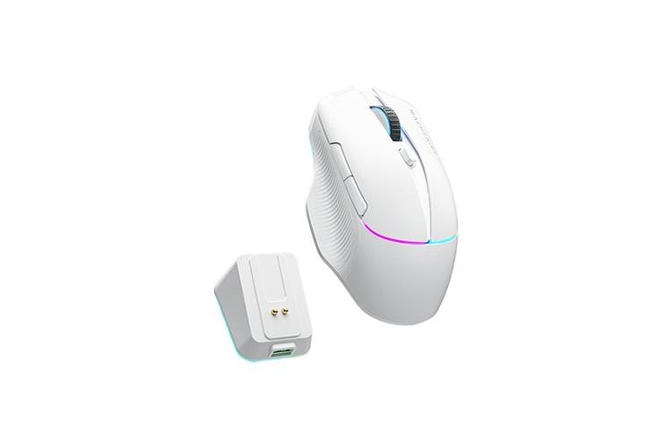Chuột sạc Bluetooth Gaming Machenike L8 Pro Tri-Mode 2K Màu Trắng
