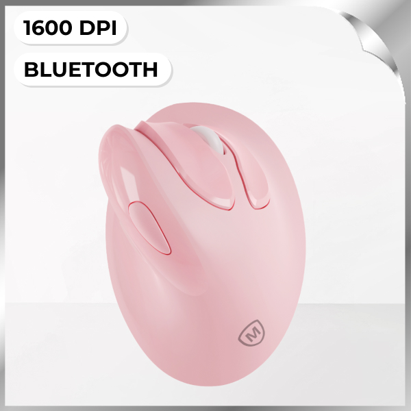 Chuột Bluetooth Silent MicroPack MP-V03W - Hồng