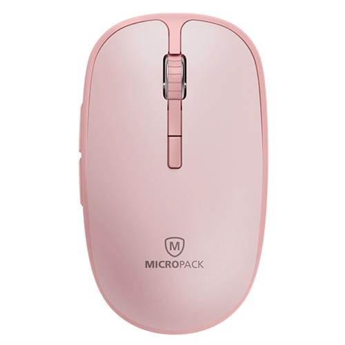 Chuột Bluetooth Silent MicroPack MP-729B - Hồng Màu Hồng
