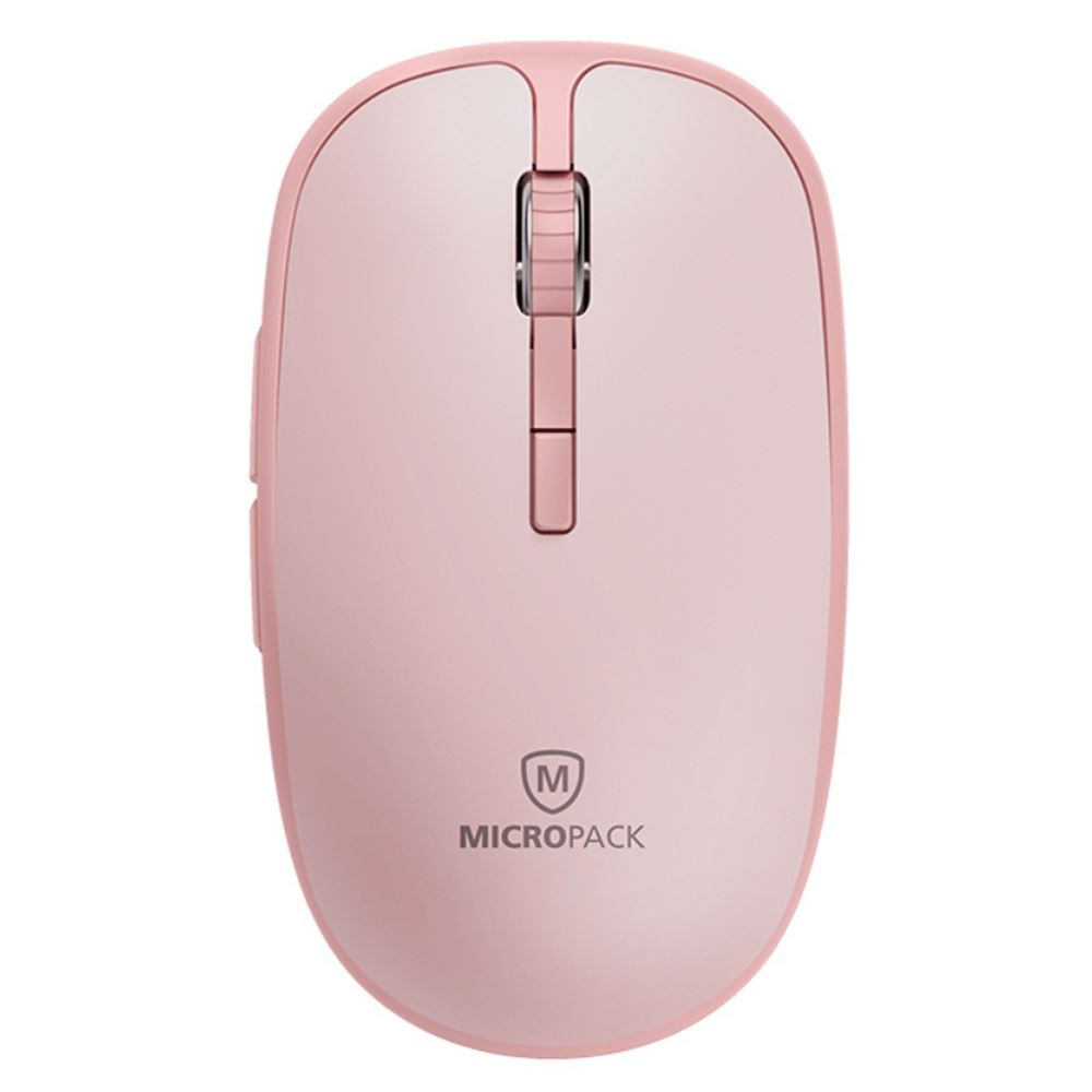 Chuột Bluetooth Silent MicroPack MP-729B - Hồng Màu Hồng