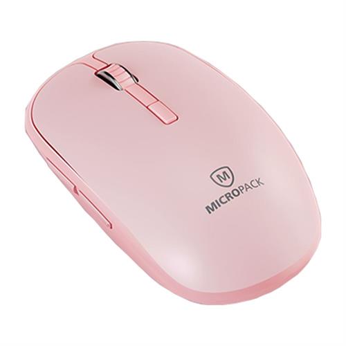 Chuột Bluetooth Silent MicroPack MP-729B - Hồng Màu Hồng