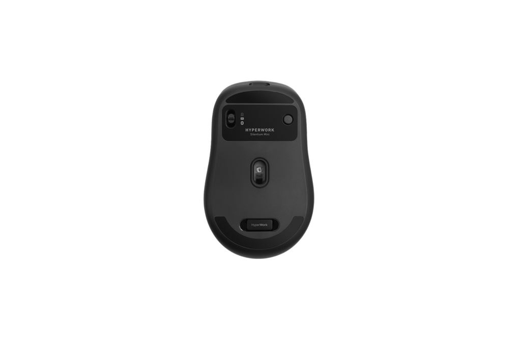 Chuột sạc Bluetooth HyperWork Silentium Mini Màu Đen