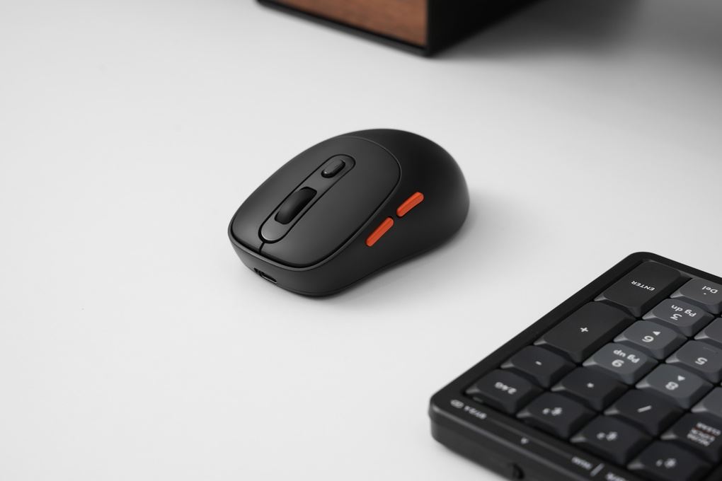 Chuột sạc Bluetooth HyperWork Silentium Mini Màu Đen