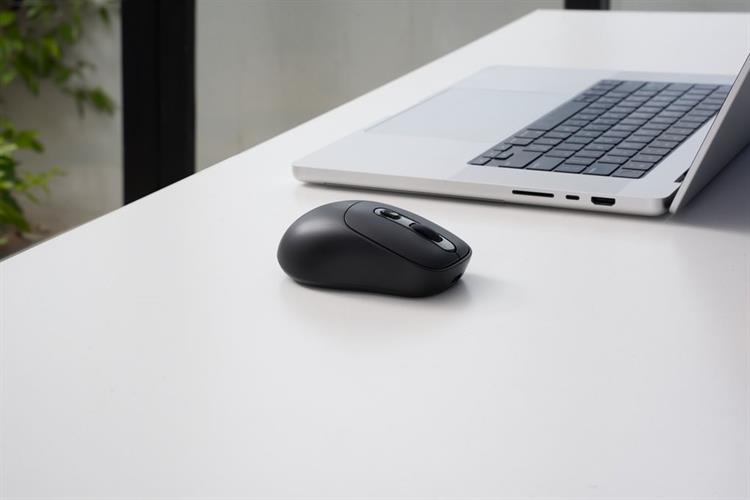 Chuột sạc Bluetooth HyperWork Silentium Mini Màu Đen