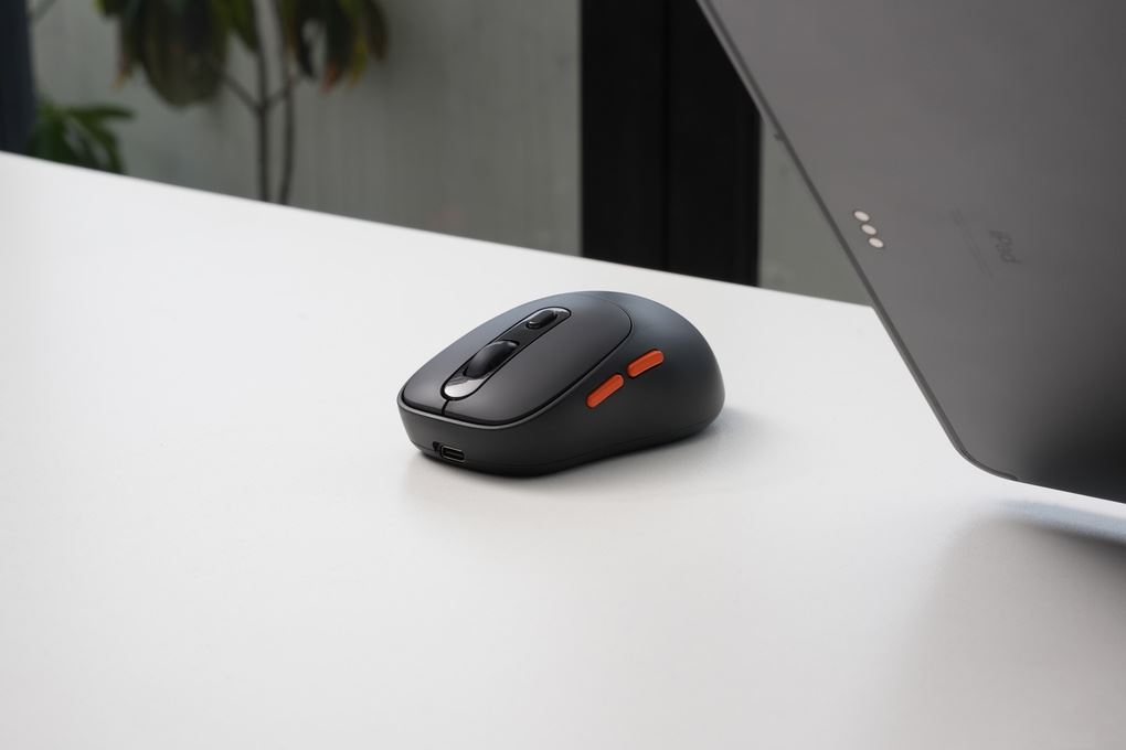 Chuột sạc Bluetooth HyperWork Silentium Mini Màu Đen