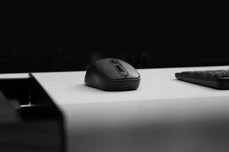 Chuột sạc Bluetooth HyperWork Silentium Mini Màu Đen