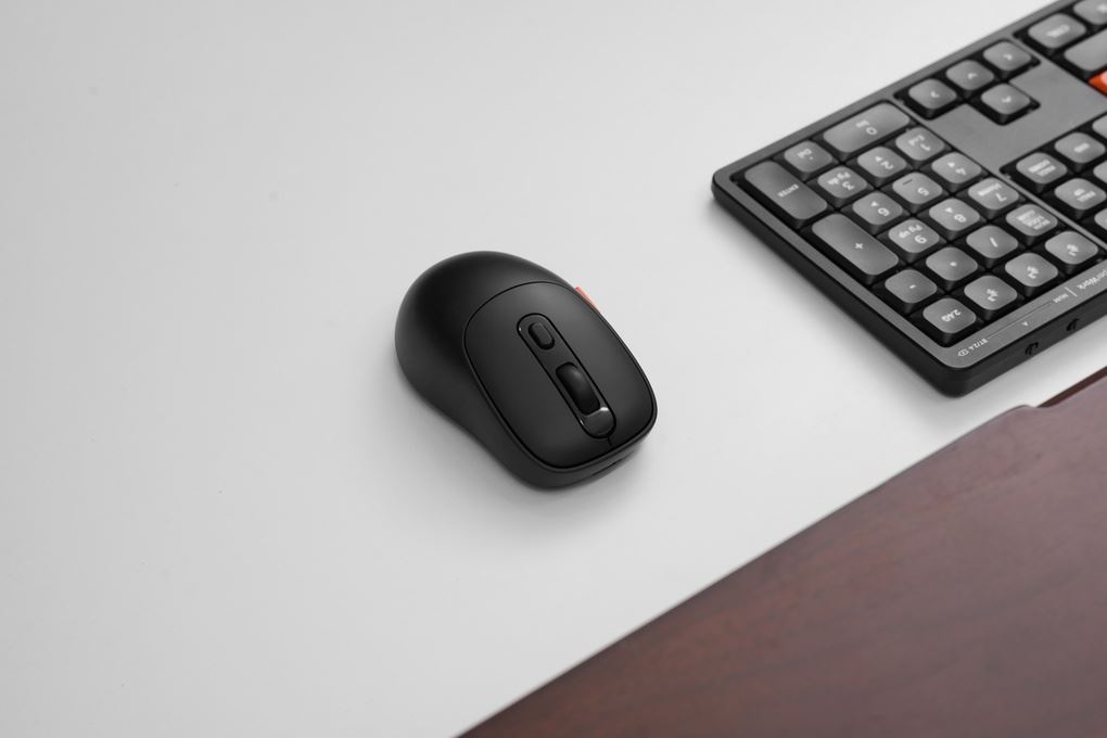 Chuột sạc Bluetooth HyperWork Silentium Mini Màu Đen