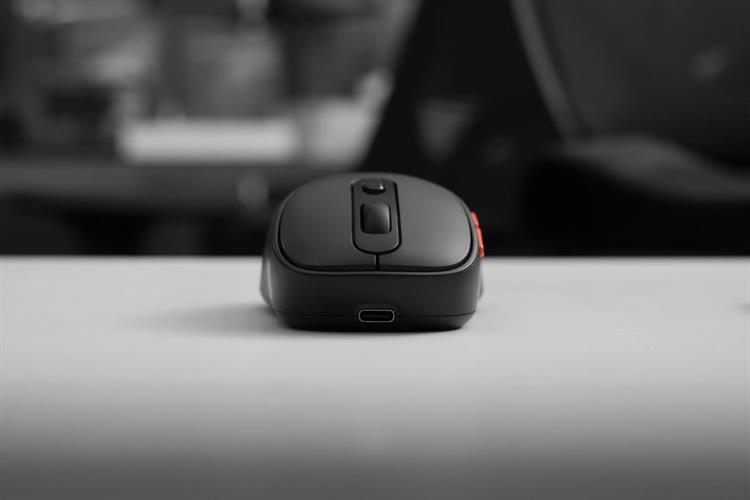 Chuột sạc Bluetooth HyperWork Silentium Mini Màu Đen