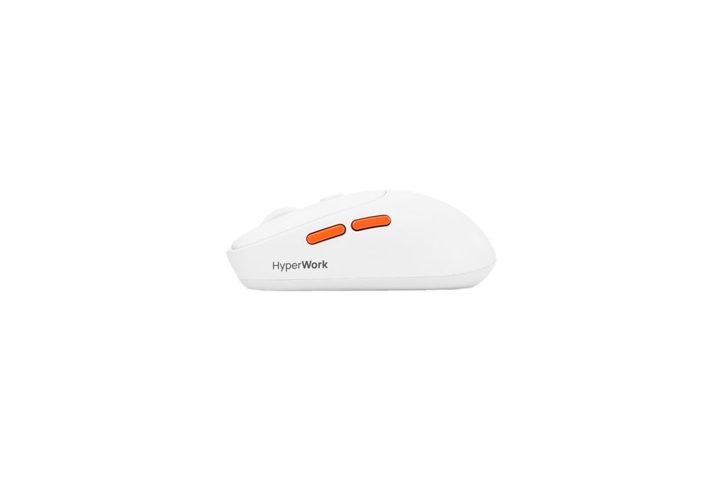 Chuột sạc Bluetooth HyperWork Silentium Mini Màu Trắng