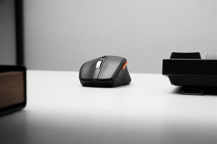 Chuột sạc Bluetooth HyperWork Silentium MS01 Màu Đen